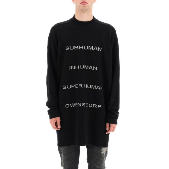 Rick owens 'tommy' sweater in recycled cashmere - Picture 2 of 4